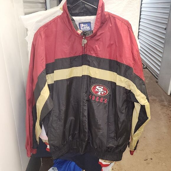Pro Player San Fracisco 49ers Windbreaker Jacket Vintage L